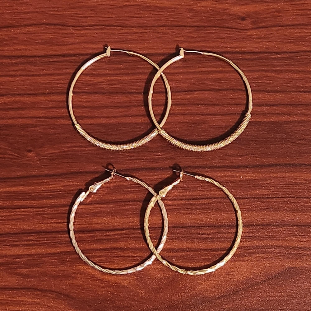 Gold Fashion Earrings